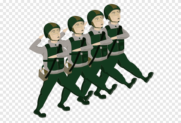 Раскраска военный парад