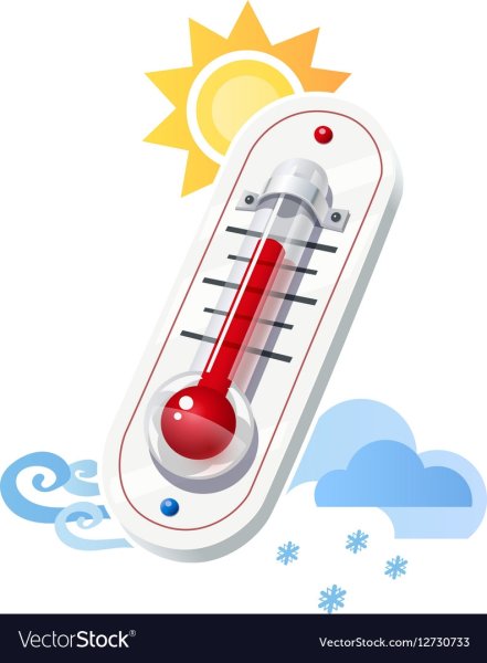 Градусник нарисованный