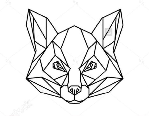 Геометрические морды животных