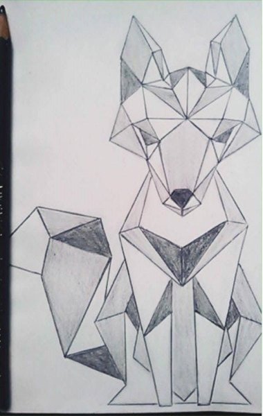 Эскизы из геометрических фигур