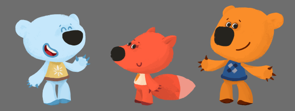 Герои мультика Мимимишки