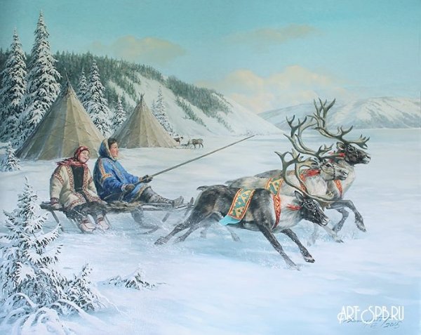 Ханты манси оленеводы