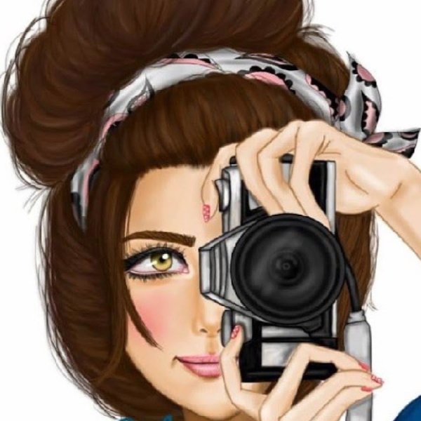 Мультяшные девочки с фотоаппаратом