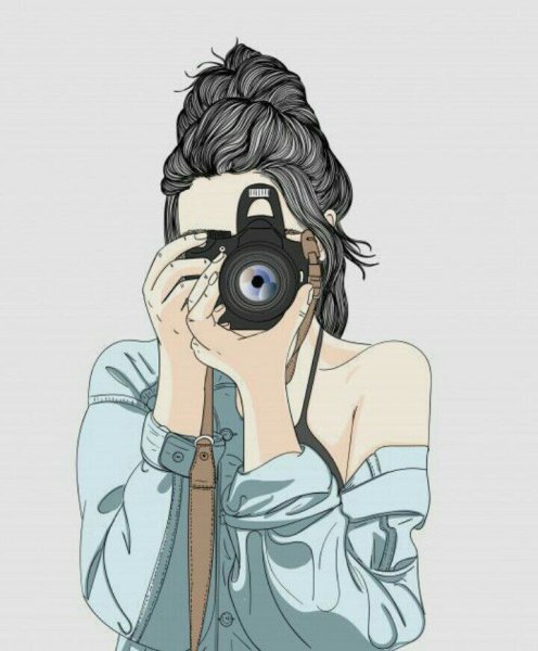 Девушка с фотоаппаратом
