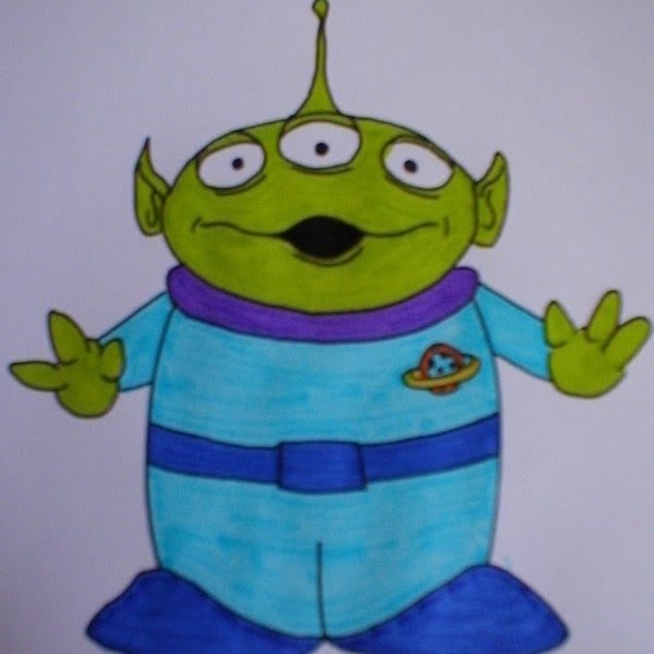 Костюм инопланетянина рисунок