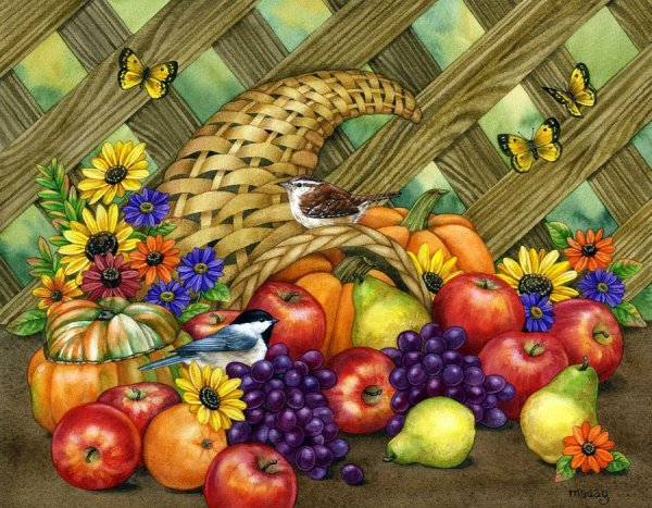 Урожай живопись