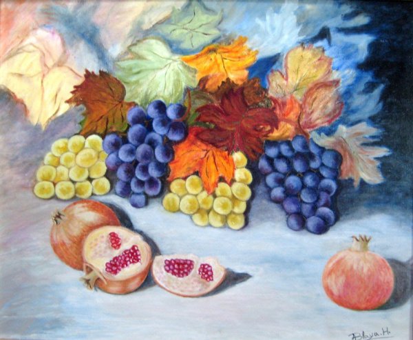 Осенние фрукты рисунок