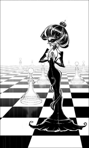 Шахматная Королева Алиса в стране чудес