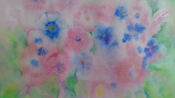 Рисование по сырому