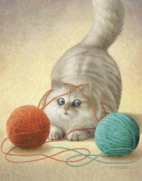 Котёнок и клубок