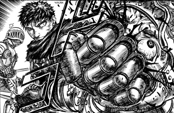 Гатс Берсерк Манга