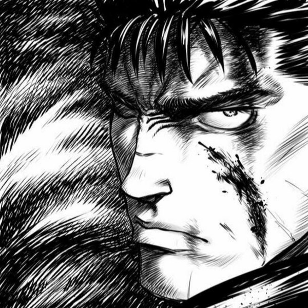 Гатс Берсерк 1997 в молодости