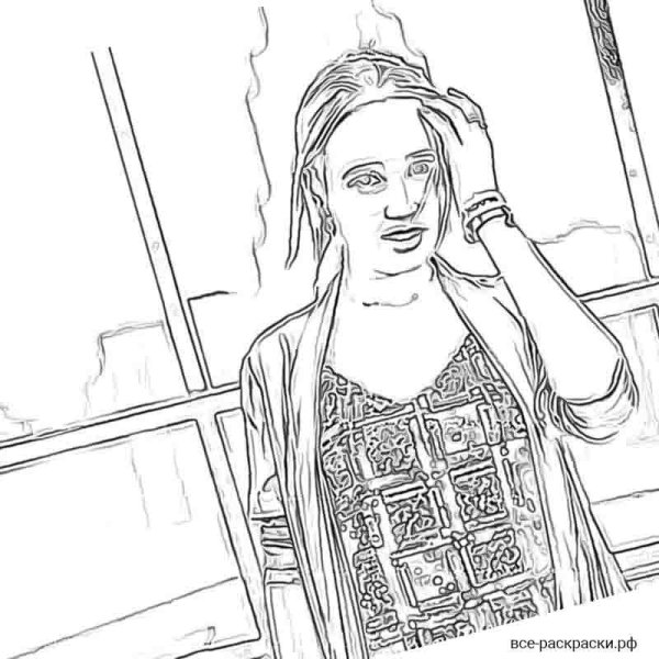 Раскраска Валя карнавал