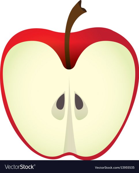 Половинка яблока