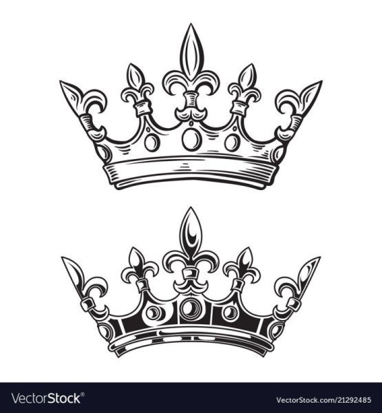 Эскизы тату корона мужская