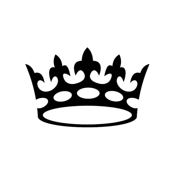 Однотонная корона