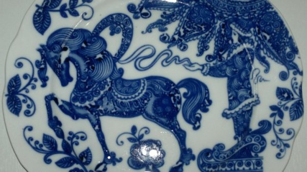 Гжель роспись конь