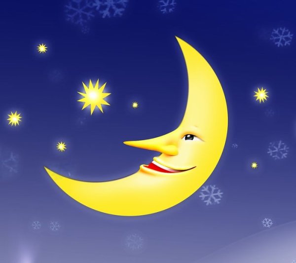 Месяц на небе