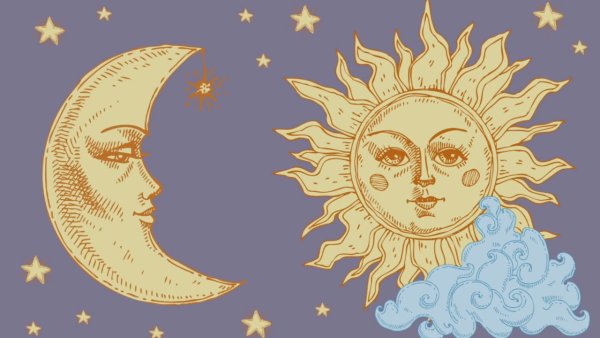 Солнце и месяц