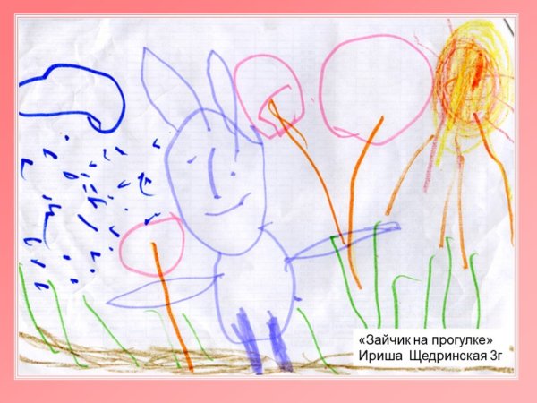 Детские рисунки 4 года