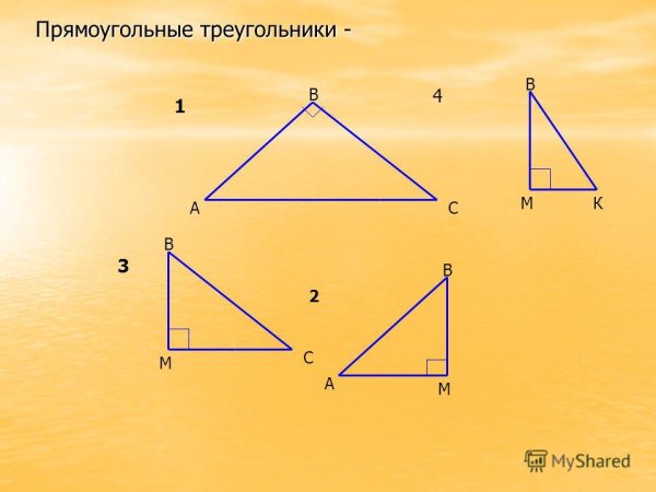 Прямоугольный треугольник