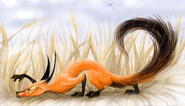 Лис с мешком