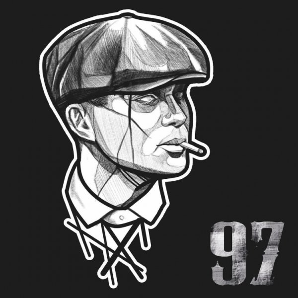 Тату Томас Шелби острые козырьки