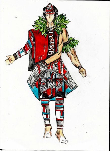 Эскиз сценического костюма