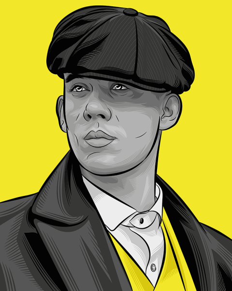 Острые козырьки Томас Шелби арт