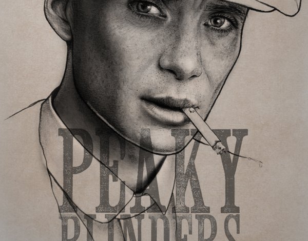 Томас Шелби карандашом