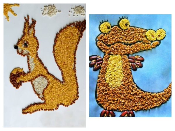 Поделки из гречки