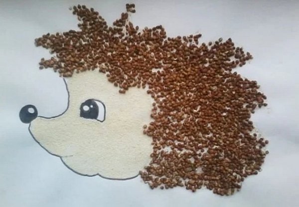 Поделки из гречки и риса
