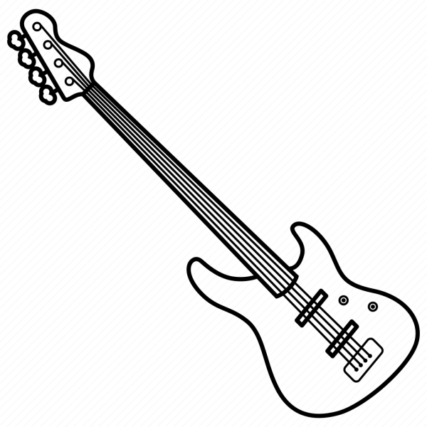 Электрогитара схематично