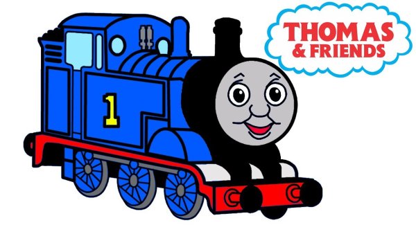 Паровоз Томас рисунок