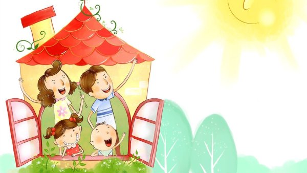 Фон для презентации моя семья