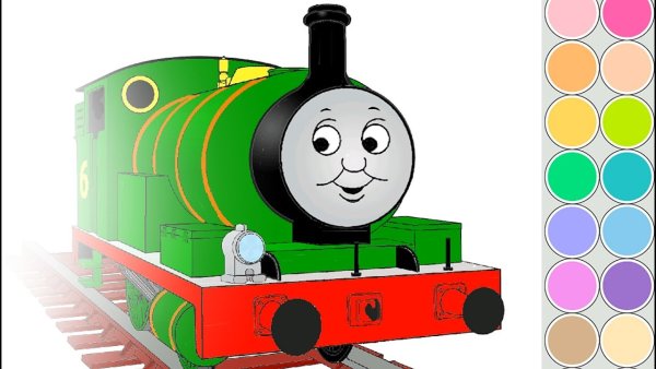 Томас раскраска цветная