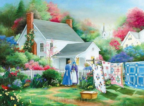 Американская художница Paula Vaughan