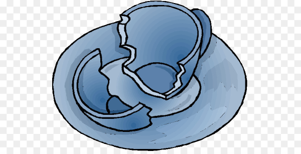 Рисунок разбитой чашки