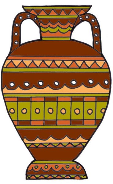 Алебастровые вазы древнего Египта рисунок