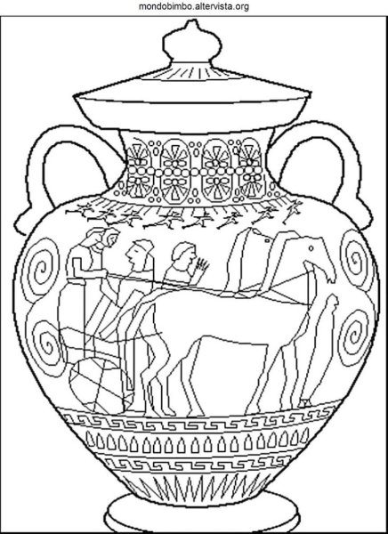 Древний Греция орнамент на амфорах