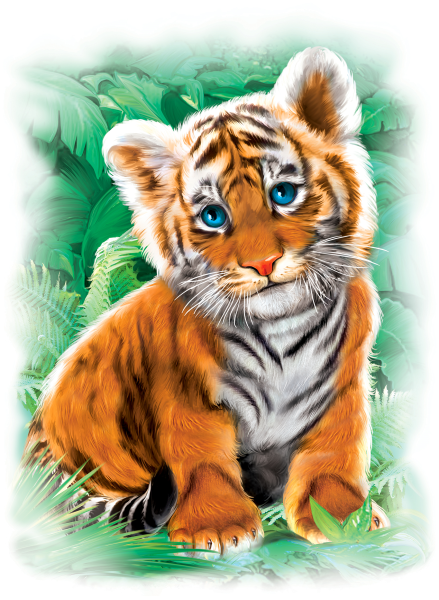 Тигренок для детей