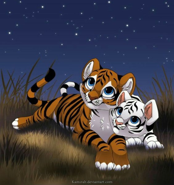 Тигренок мультяшный