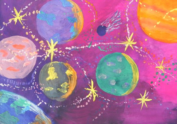 Вселенная рисунок