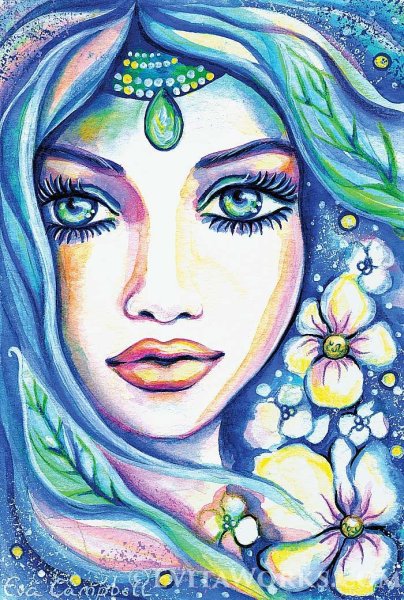 Женский образ рисунок