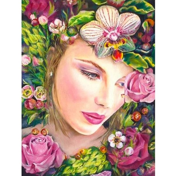 Образ женщины в цветах