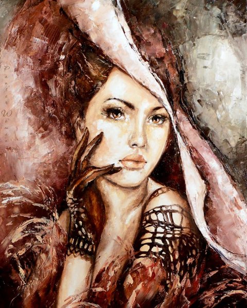 Польская художница Эльжбета Брожек