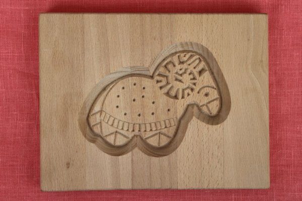 Пряничная доска птица