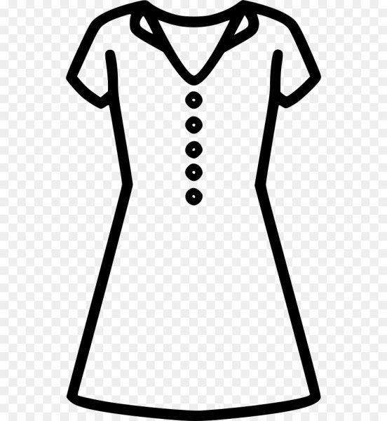 Трафарет женщины в платье