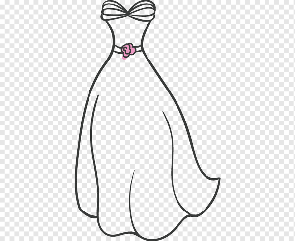 Платье контур для детей