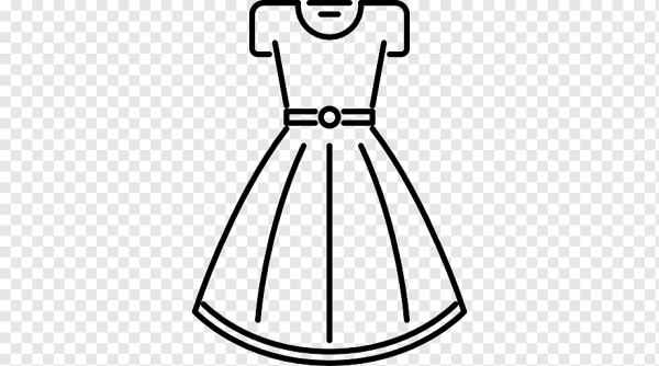 Раскраска платье